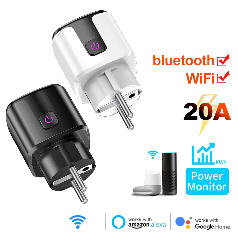 Wifi Smart Plug - Tomada Inteligente 20A EU com WiFi+Bluetooth
