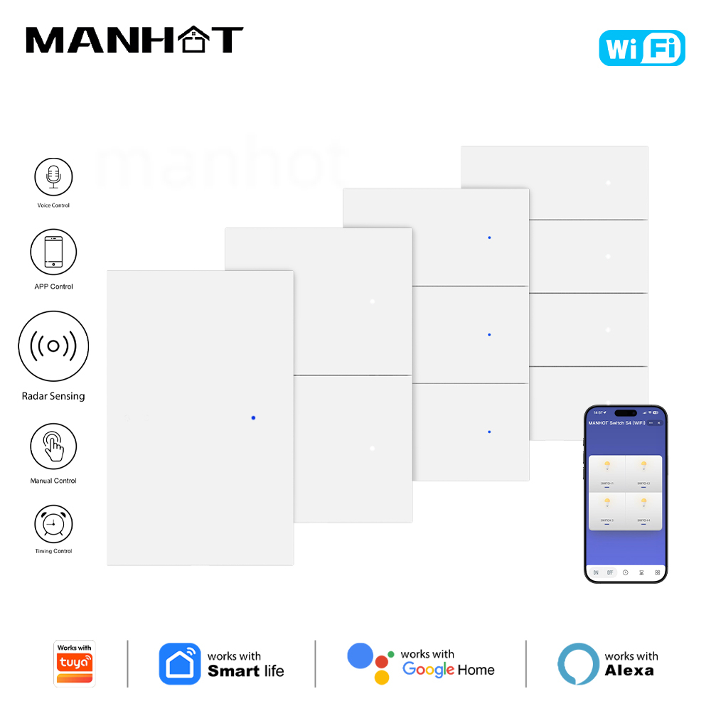 Smart Light Switch Wifi - Interruptor de luz inteligente com Wi-Fi