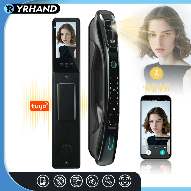 Smart Door Lock Wifi - Fechadura inteligente com reconhecimento facial 3D,