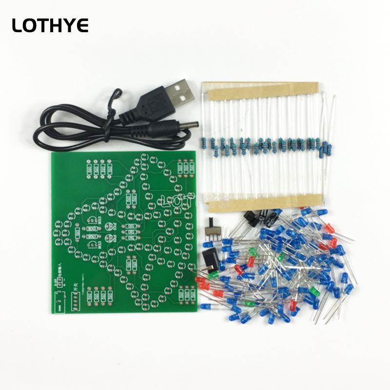 Dc 3-5v led luz balanço carril - Electronics Project Kit avaliação e preço