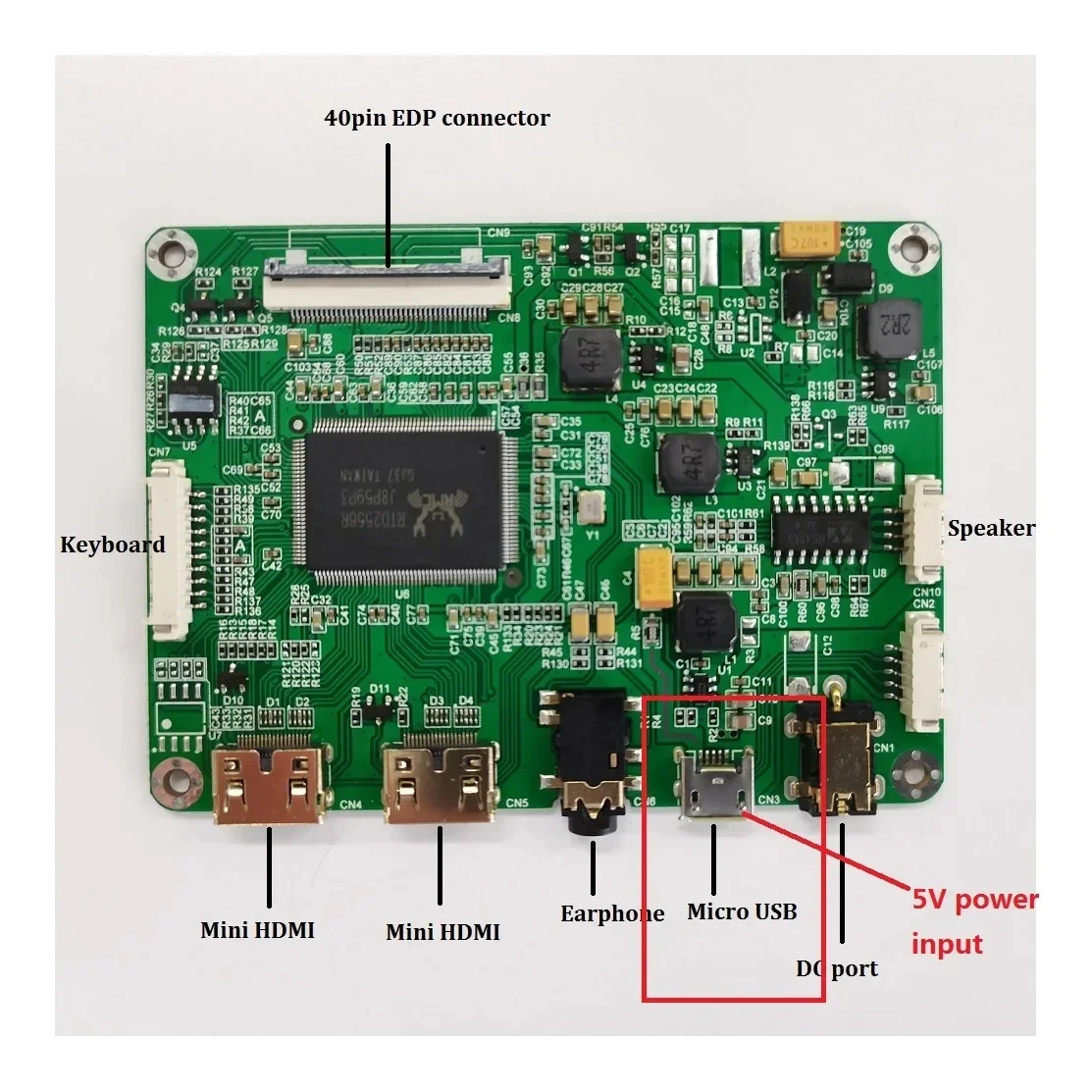 Placa controladora EDP, kit co - Microcontroller Kit avaliação e preço