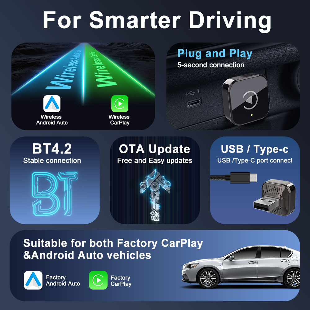 Adaptador carplay sem fio andr - Wifi Smart Plug avaliação e preço