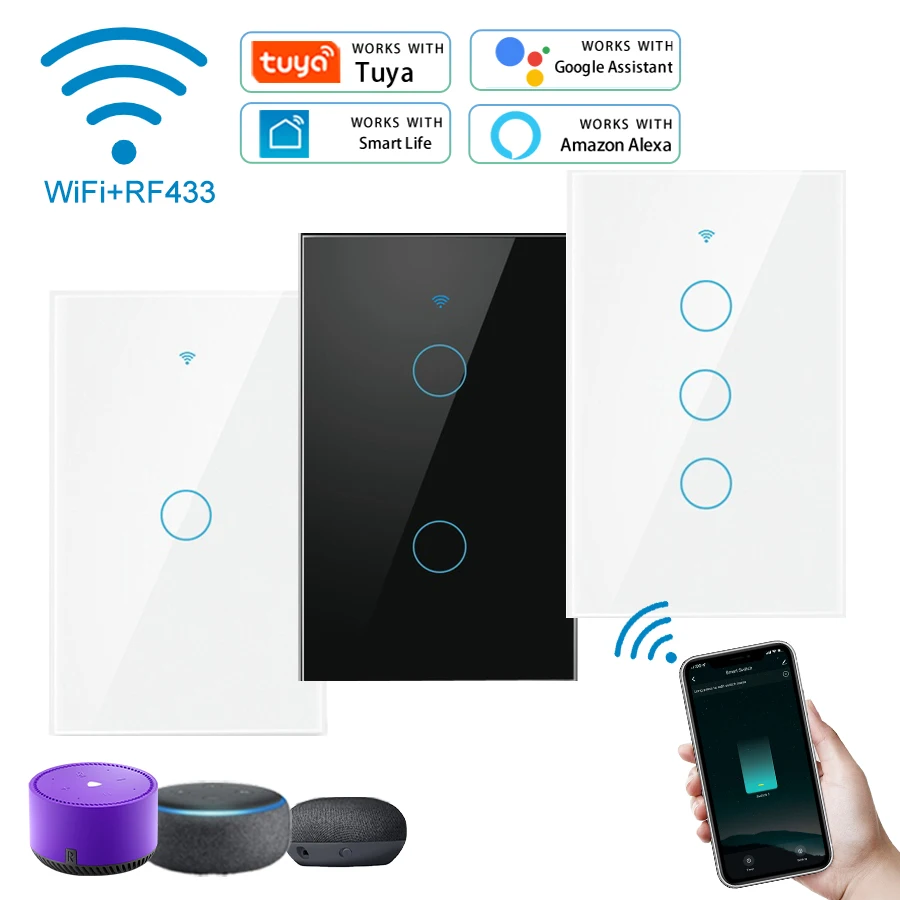 Interruptor Inteligente WiFi T - Smart Light Switch Wifi avaliação e preço