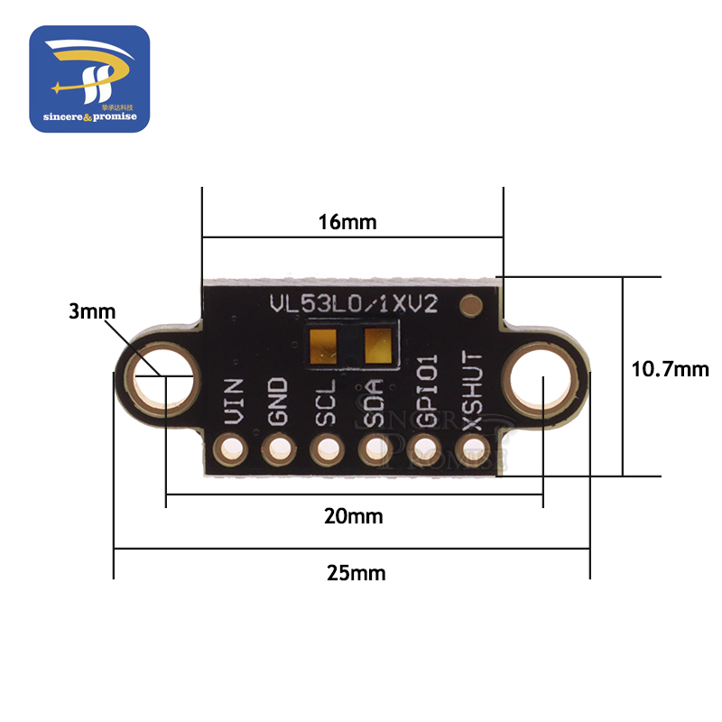 Laser Ranging Flight Time Módu - Sensor Kit Arduino avaliação e preço