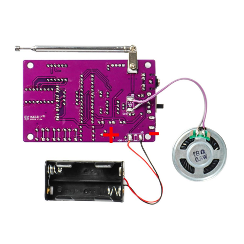 Kit Eletrônico DIY de Rádio FM - Electronics Project Kit avaliação e preço