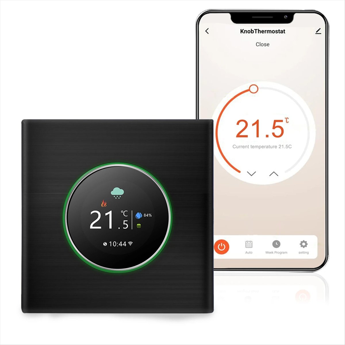 【DT56】Termostato WiFi com Cont - Wifi Thermostat avaliação e preço