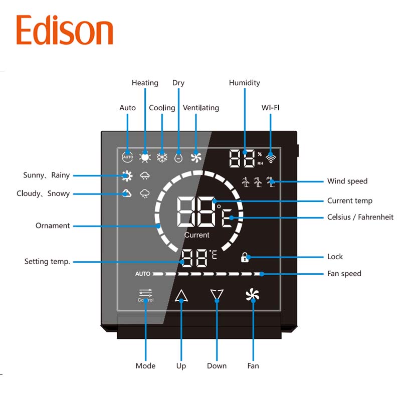 Termostato Inteligente de PVC  - Wifi Thermostat avaliação e preço
